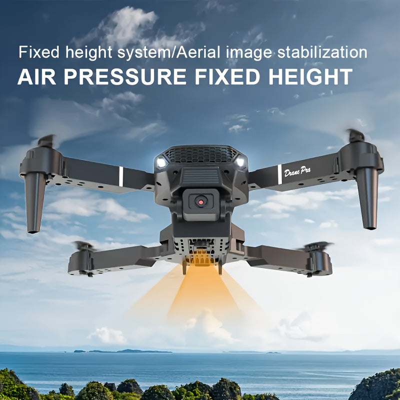 Hot-Selling Beginner-Level E88PRO Professional Dual-Camera Drone, One-Click Takeoff And Landing, APP Image Transmission, Cool Stunts 360-Degree Roll, Optical Flow Hovering Flight Stabilization, ABS Foldable Body, Large-Capacity Modular Battery, Ultra-Lon